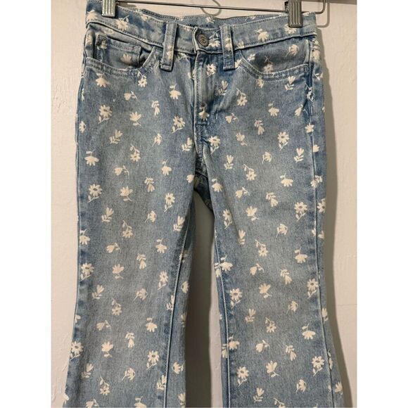 Old navy floral print flare jeans 8 - Picture 3 of 7
